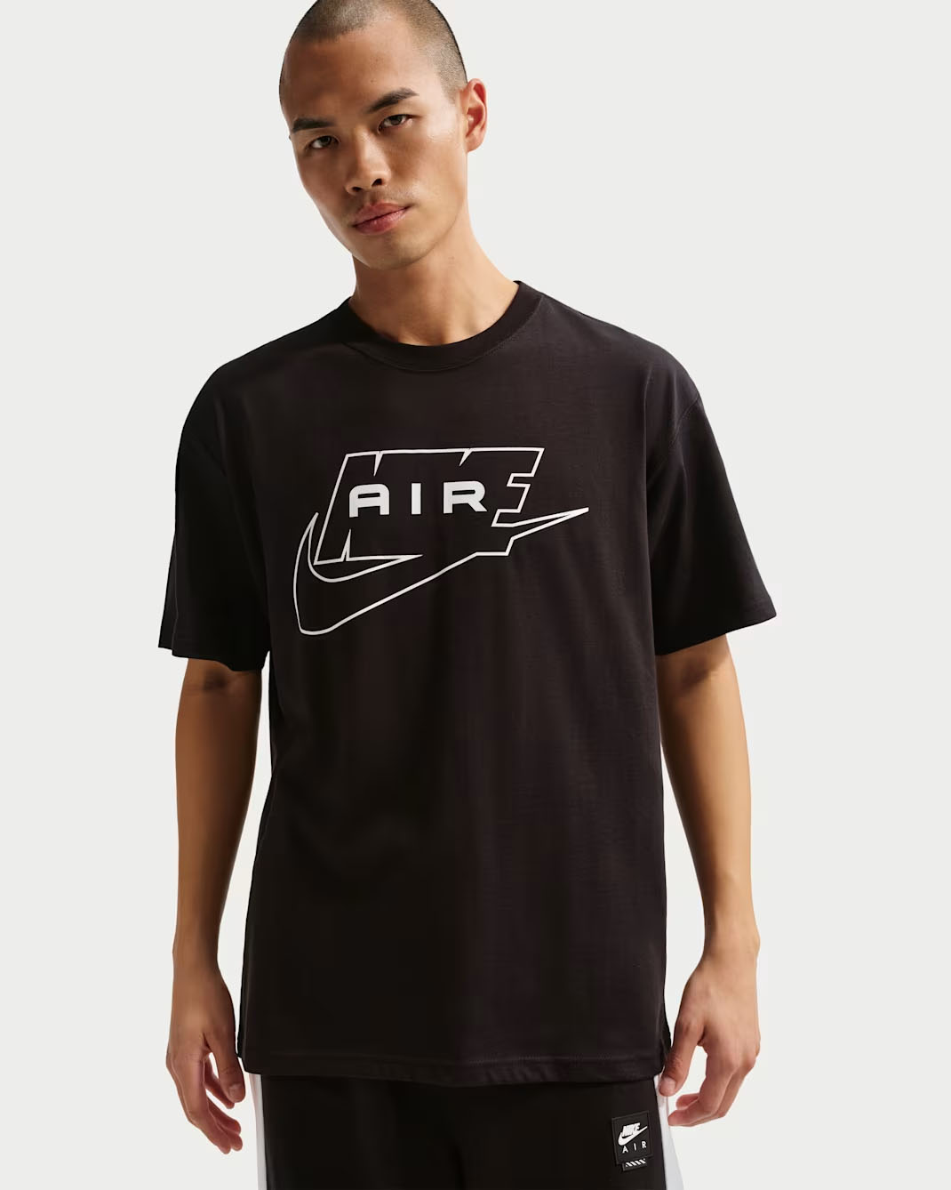 Nike Air Mens T Shirt Black White