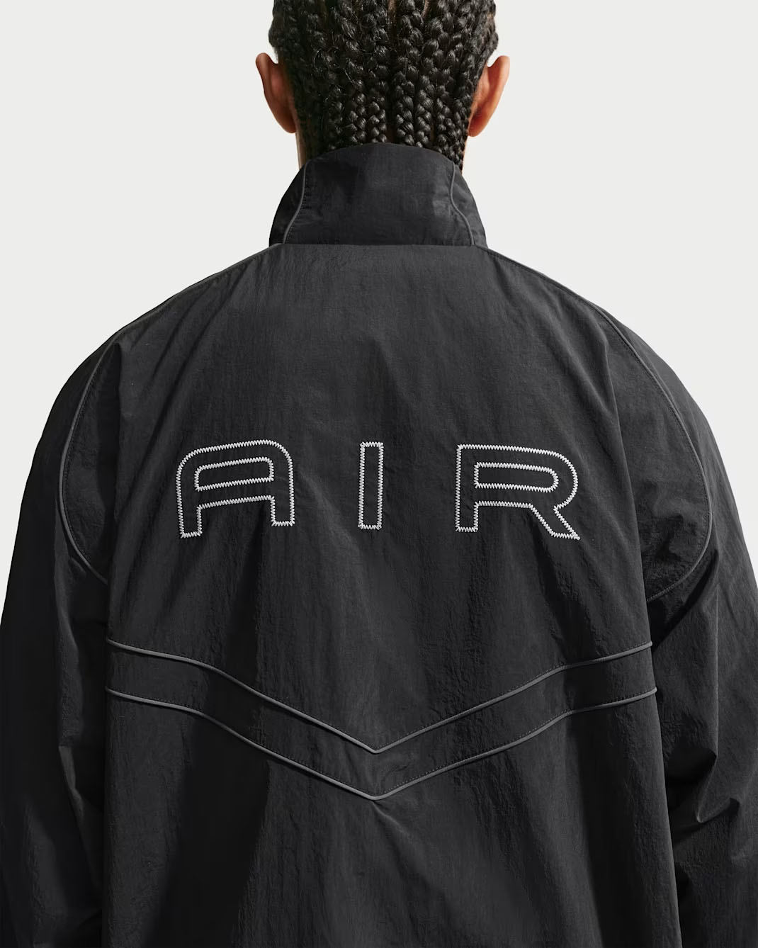 Nike Air Men's Windrunner Track Jacket Black White 2