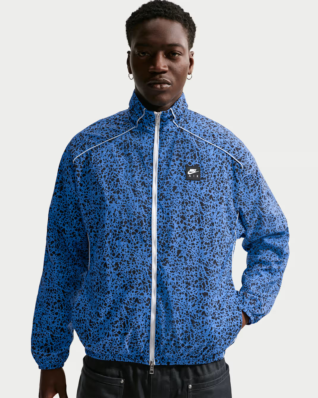 Nike Air Men's Woven Jacket Blue Crystal 1