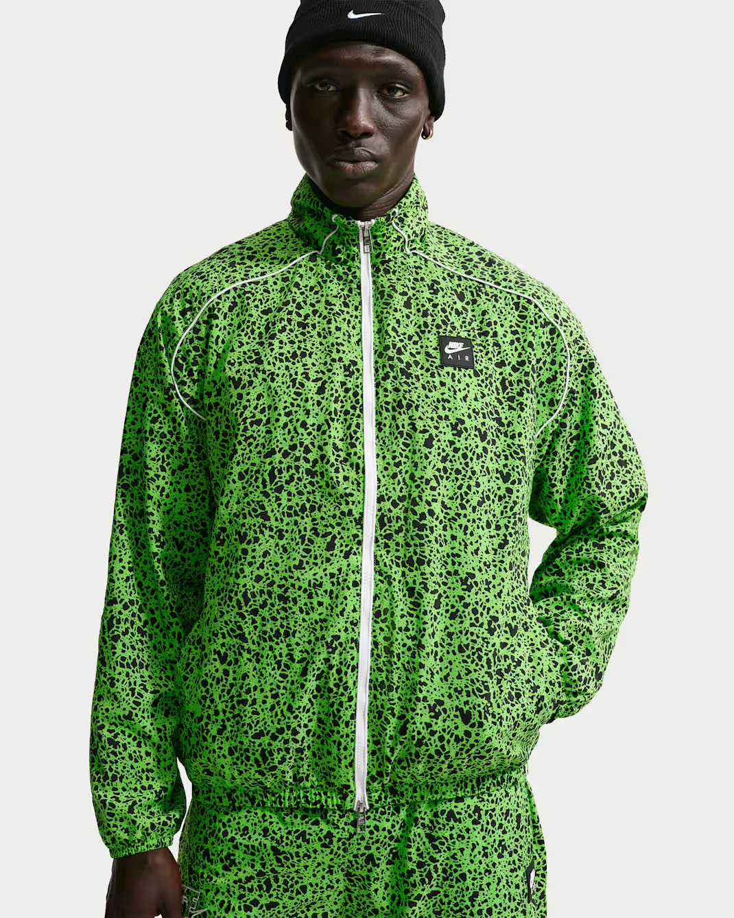 Nike Air Mens Woven Jacket Mean Green 1