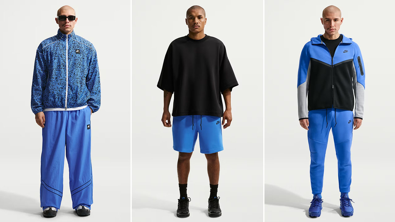 Nike Blue Crystal Clothing Sneakers Outfits
