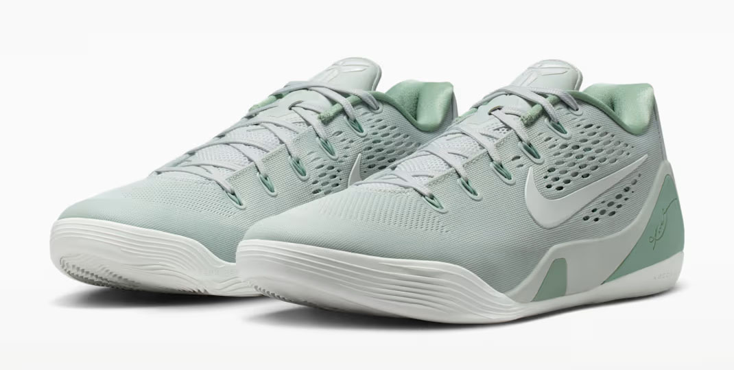 Nike Kobe 9 Elite Low Protro Light Silver Steam Mens Sneakers 1