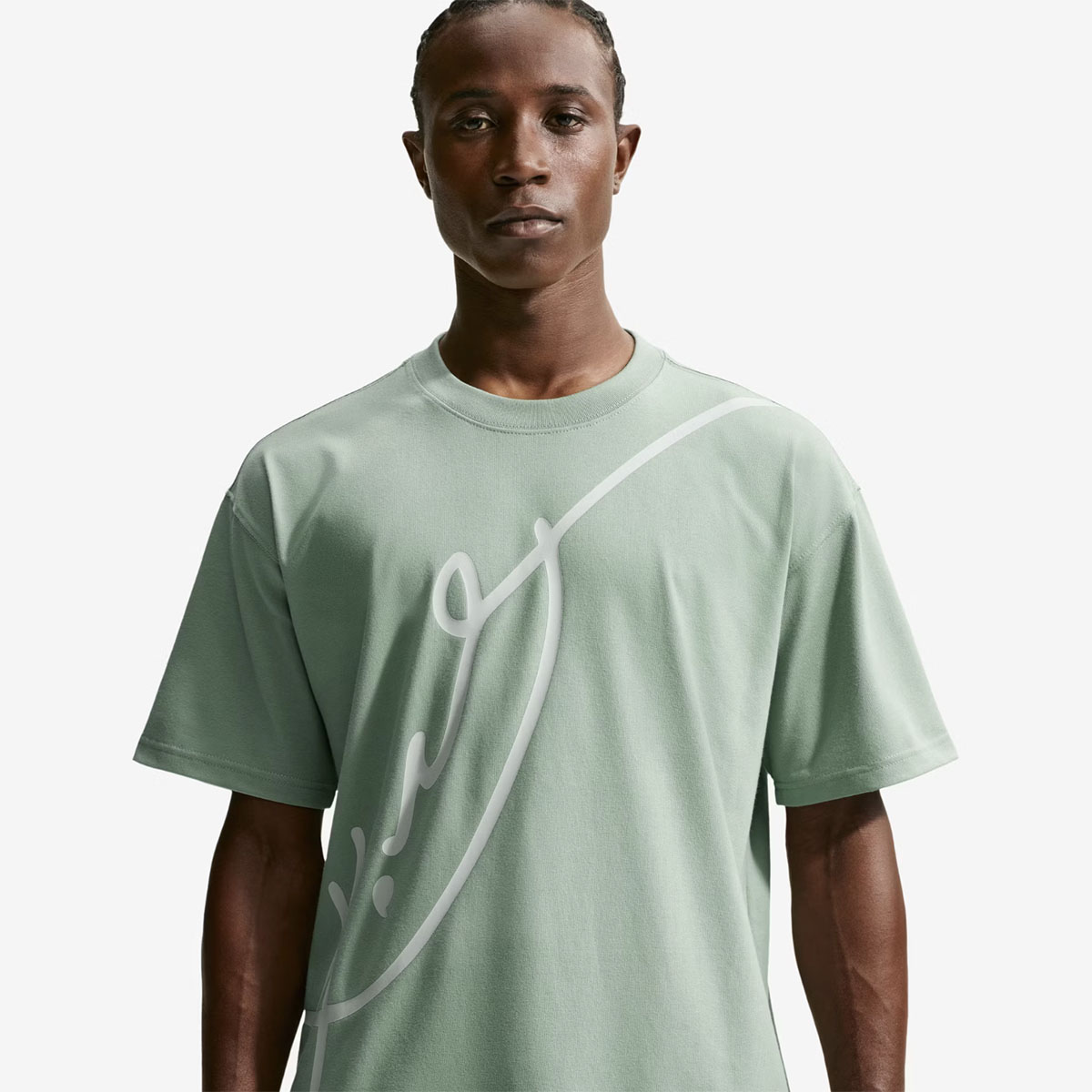 Nike Kobe Dri Fit Signature Mens T-Shirt Steam Light Silver
