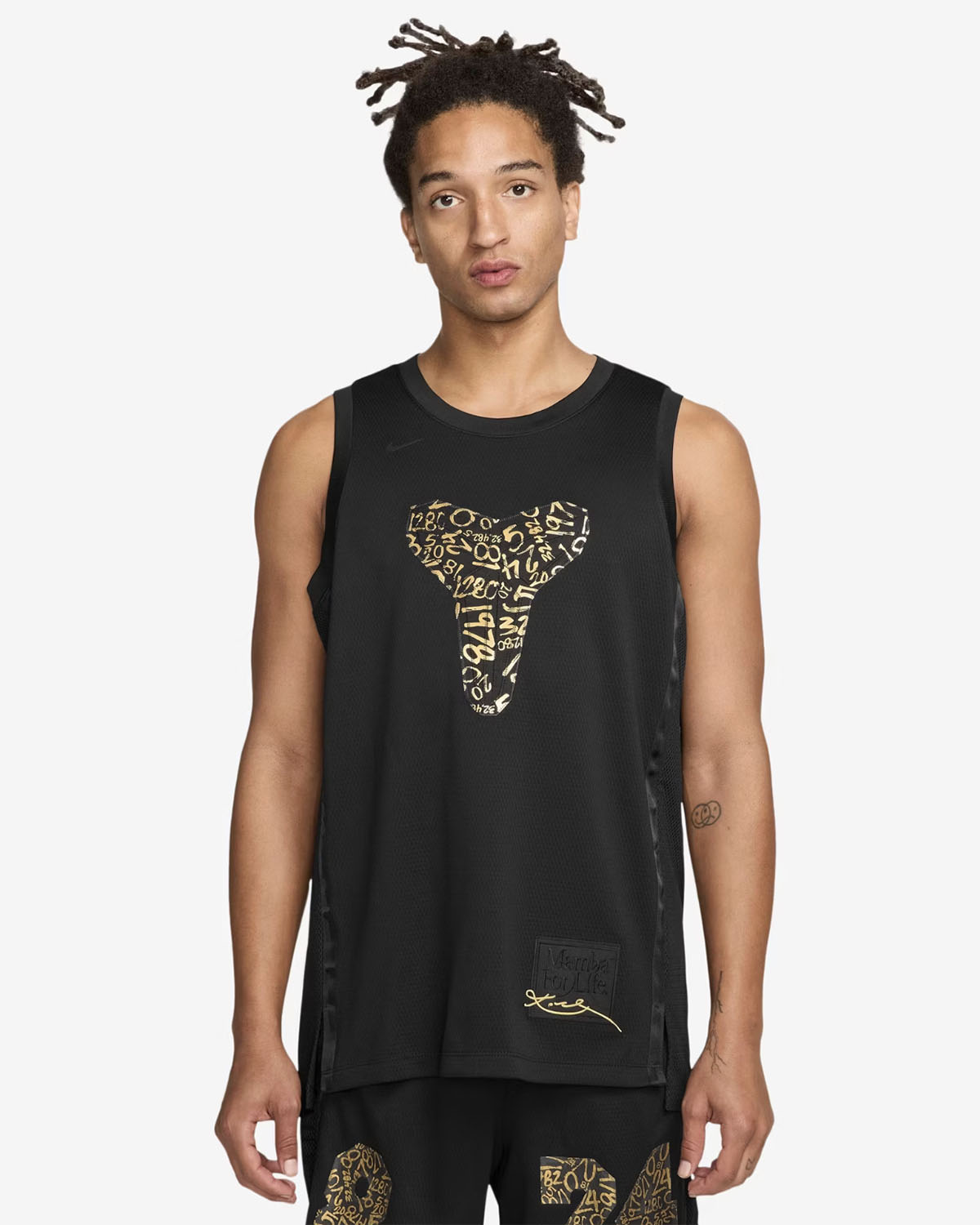 Nike Kobe Mamba Day 2026 Men's Jersey Tank Top Black Gold