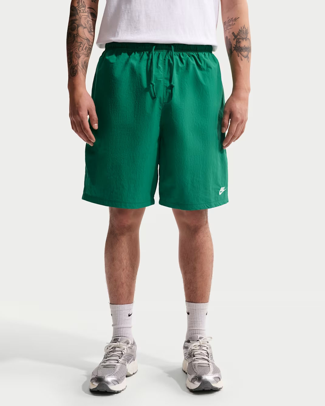 Nike Sportswear Club Men's Sport Shorts Malachite Green White