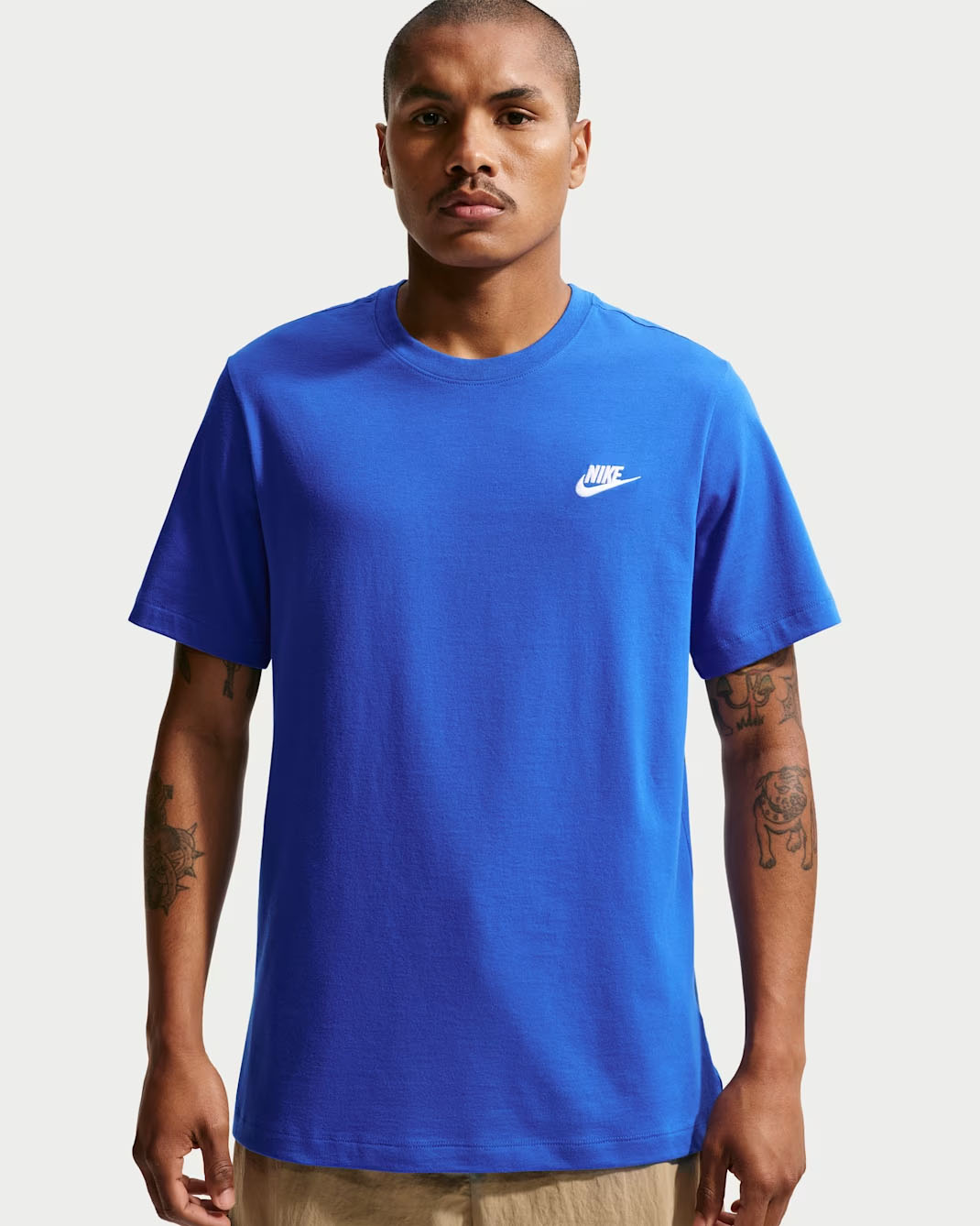 Nike Sportswear Club Men's T-Shirt Game Royal Sail