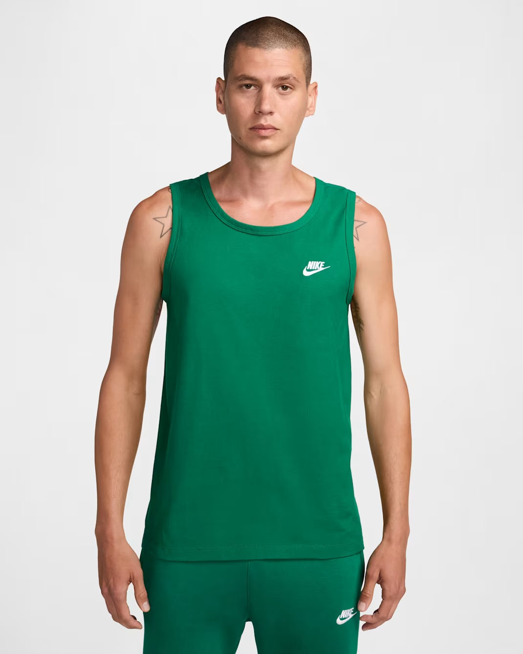 Nike Sportswear Club Men's Tank Malachite Green White
