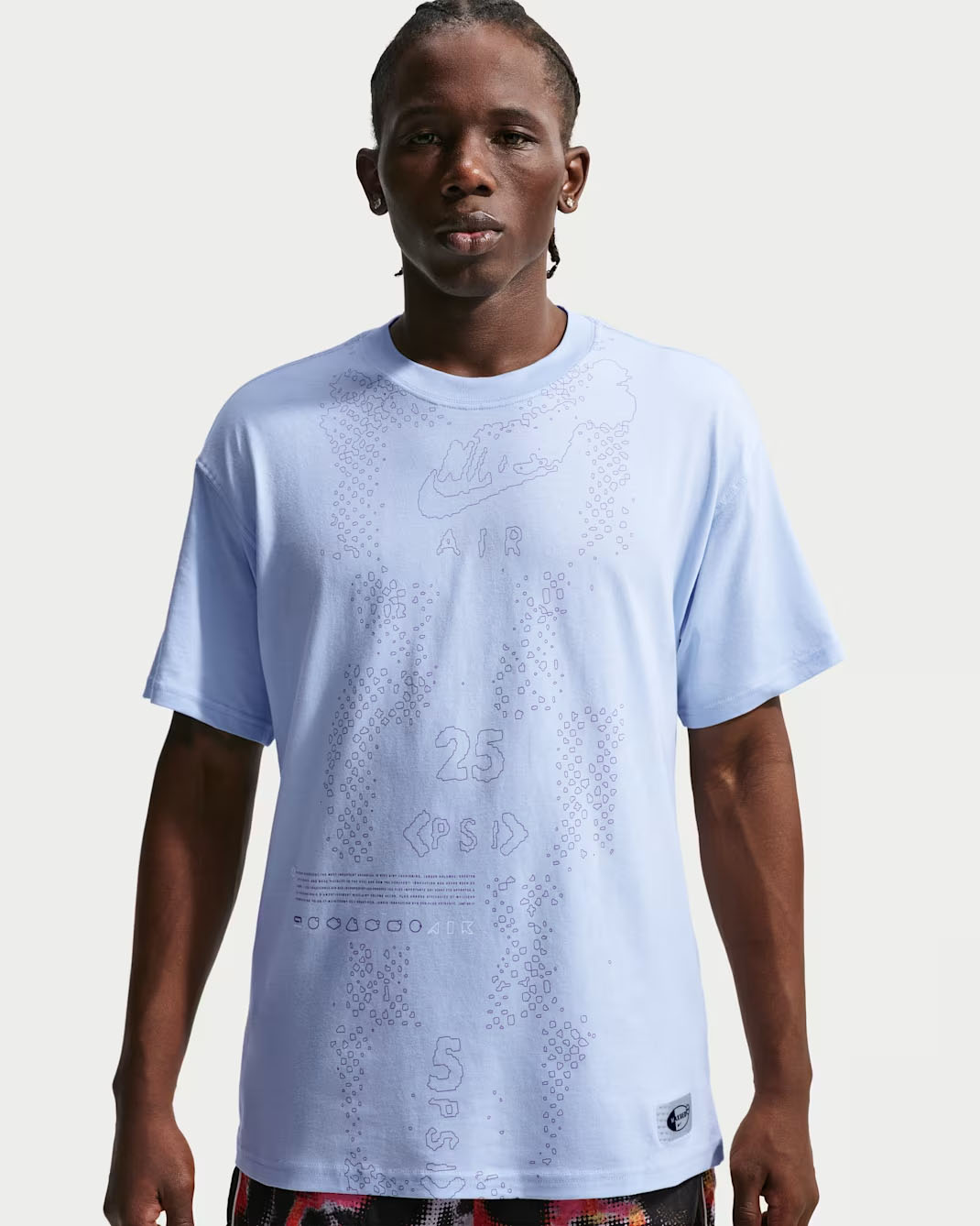 Nike Sportswear Men's Max90 T-Shirt Hydrogen Blue Bright Violet