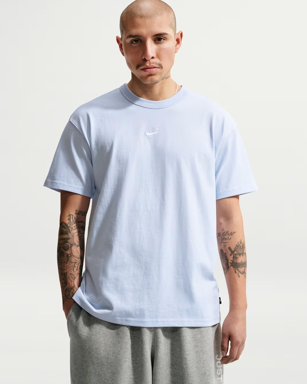 Nike Sportswear Premium Essentials Men's T-Shirt Hydrogen Blue
