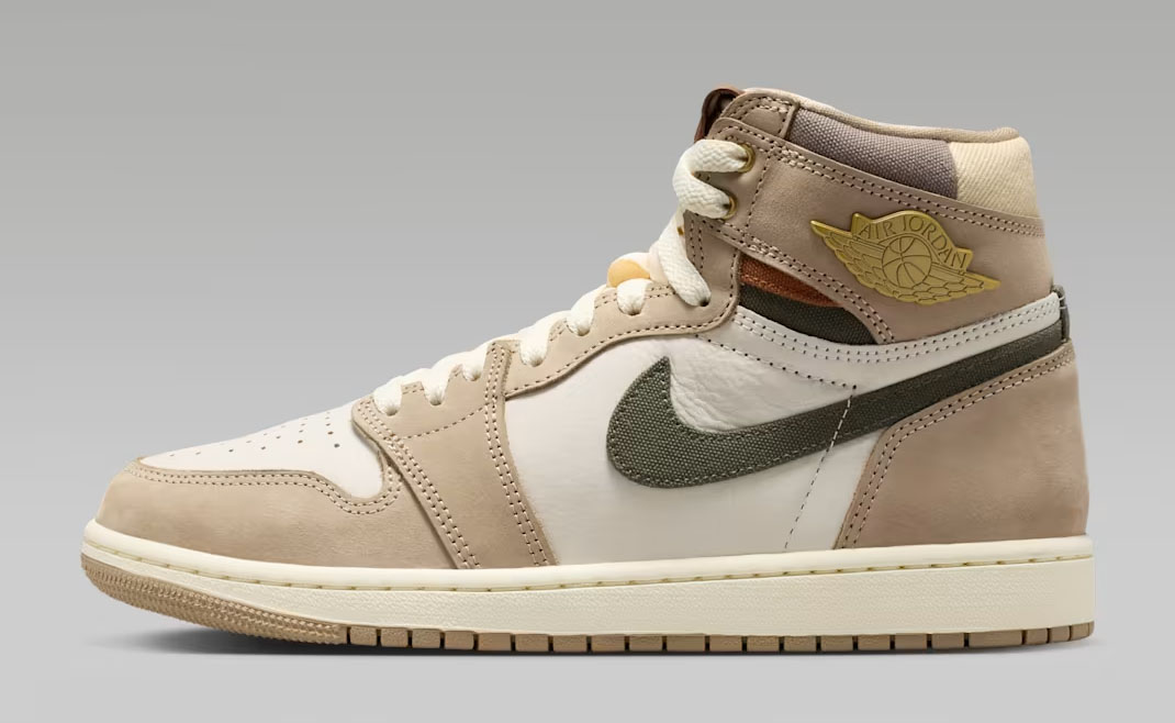 Air Jordan 1 High OG Shop Jacket Workwear Lateral Side View