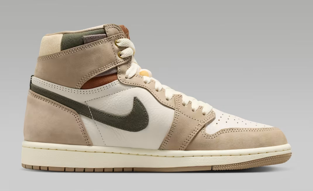 Air Jordan 1 High OG Shop Jacket Workwear Medial Side View