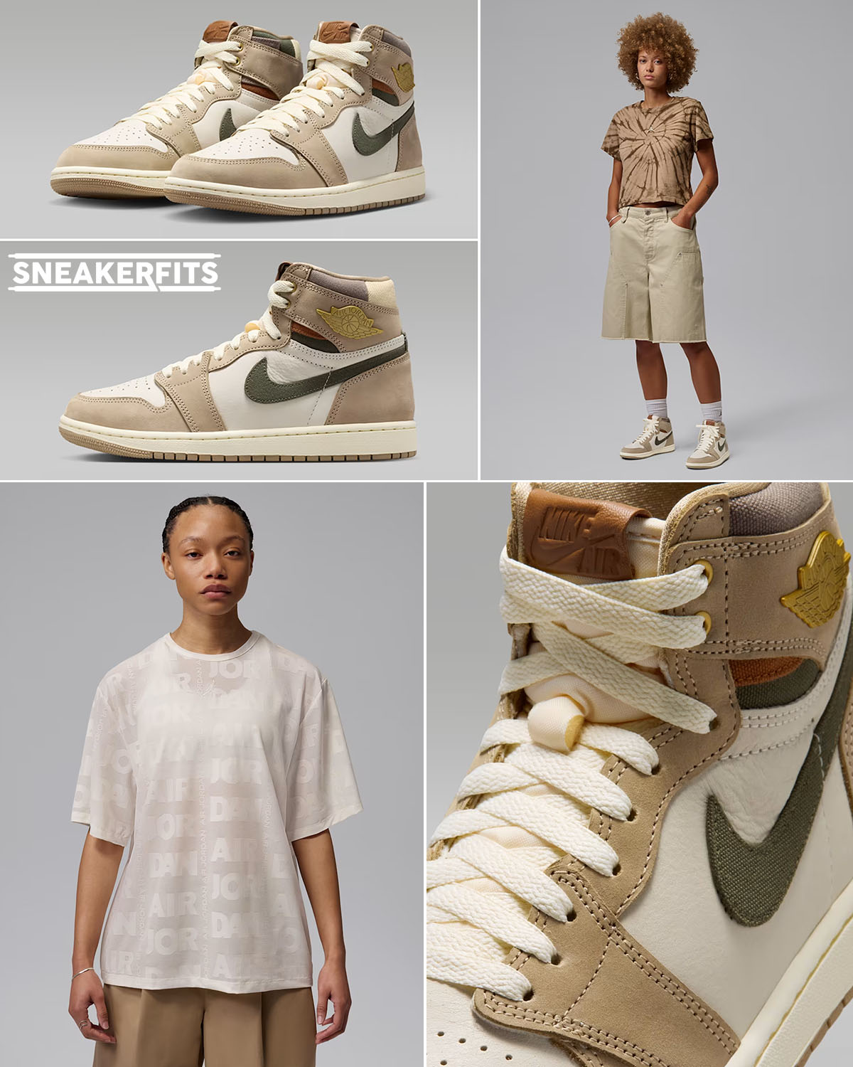 Air Jordan 1 High OG Workwear Shop Jacket Apparel and Outfits to Match Sneakers