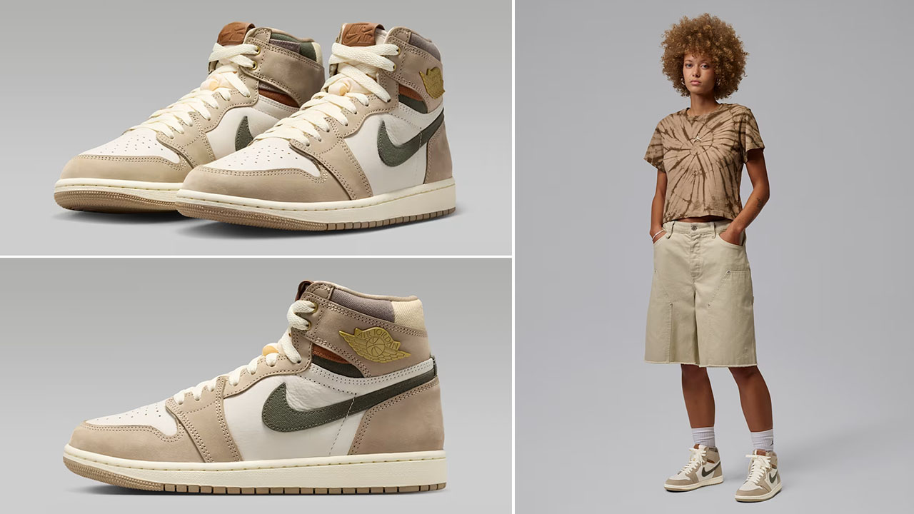 Air Jordan 1 High OG Workwear Shop Jacket Outfits to Match