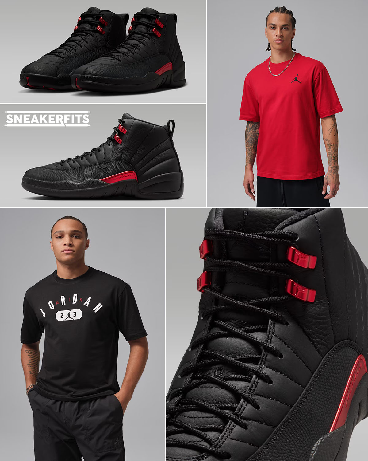 Air Jordan 12 Bloodline Outfits to Match Sneaker Fits
