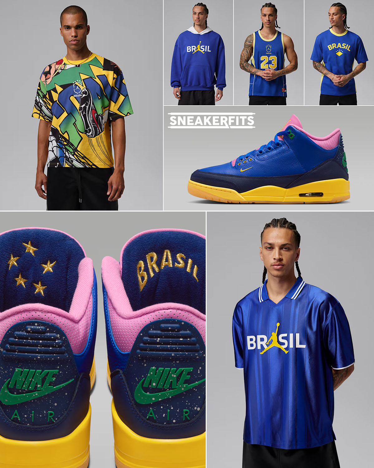 Air Jordan 3 Brazil Outfits to Match Sneaker Fits