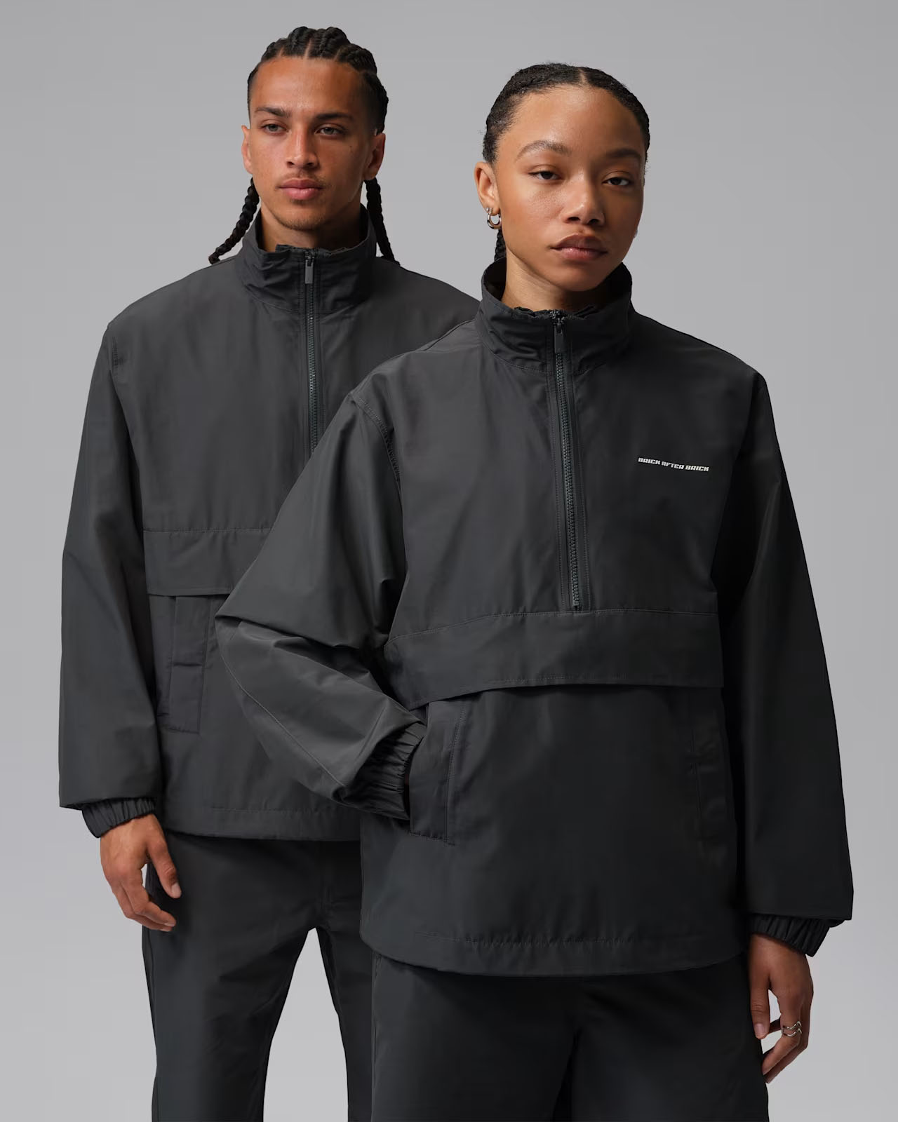 Air Jordan 4 Brick After Brick Nike Bike Air Jacket Front View Official Image