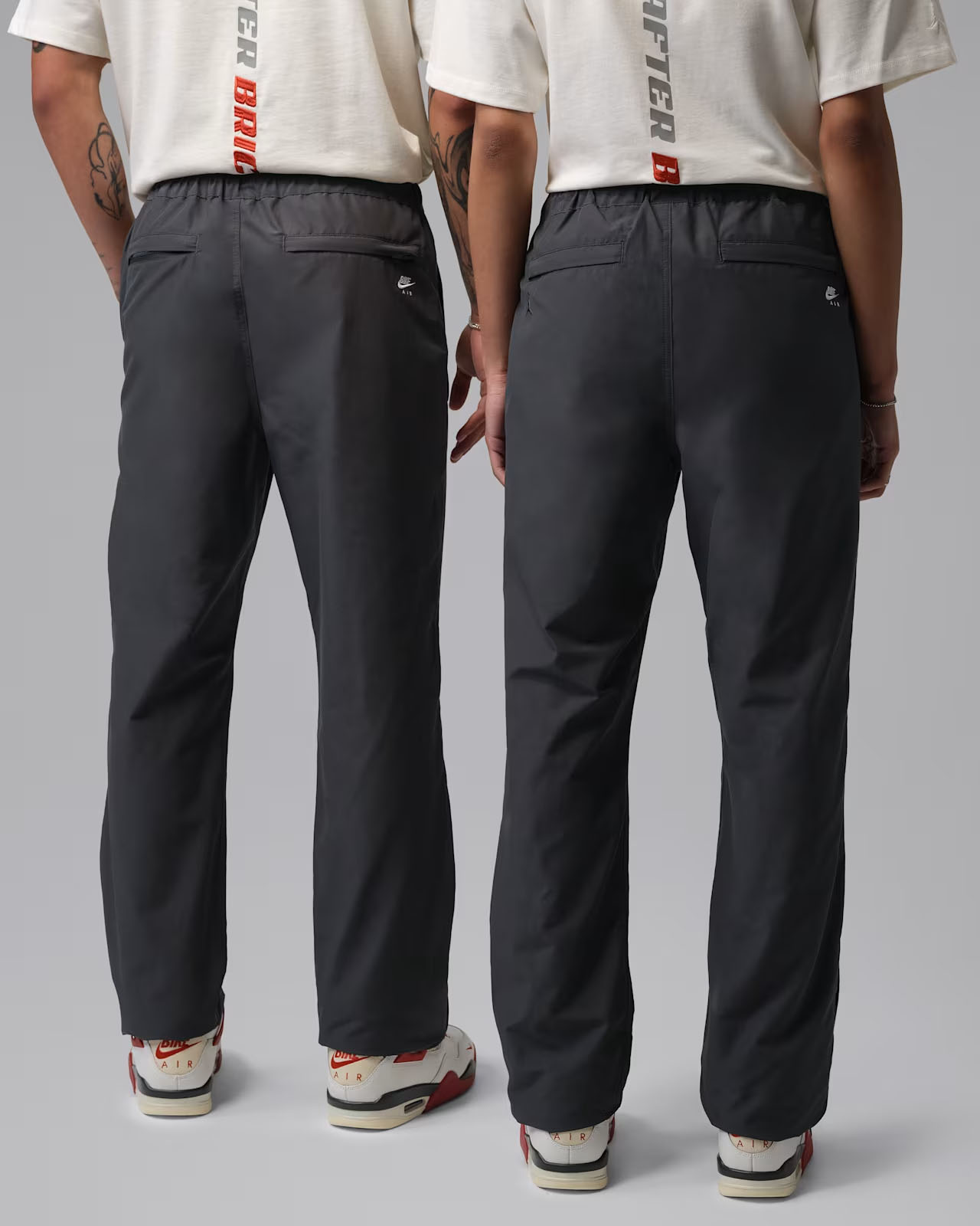 Air Jordan 4 Brick After Brick Nike Bike Air Pants Back View Official Image