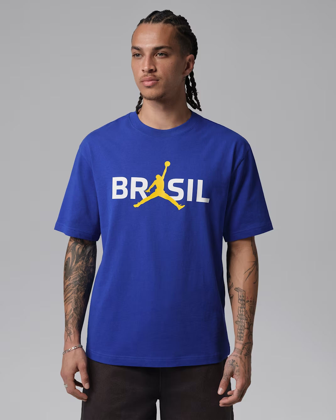 Air Jordan 85 Brazil Men's T-Shirt Royal Blue 1