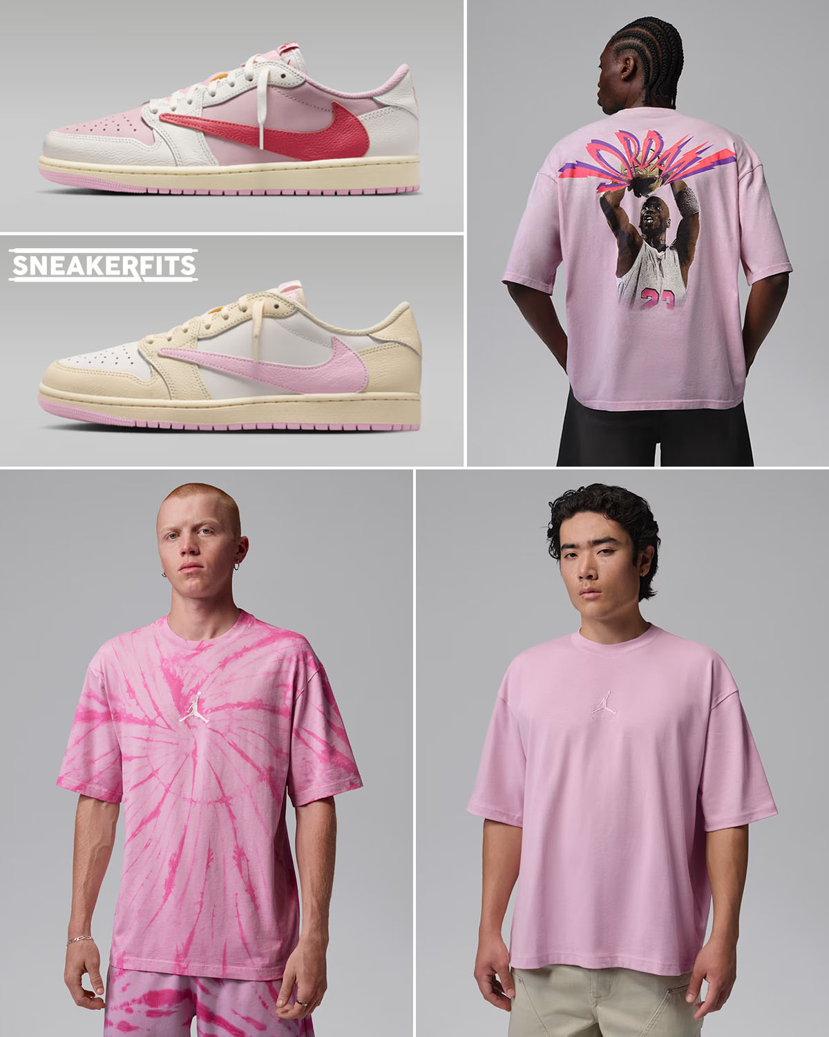 How to Style the Travis Scott x Air Jordan 1 Low OG Pink Pack With Outfits to Match
