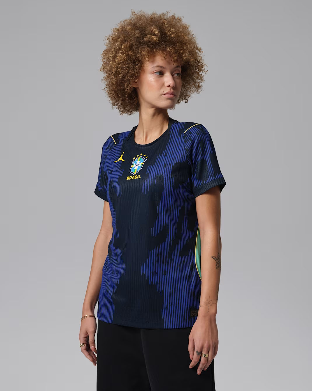 Jordan Brazil 2026 Match Away Women's Soccer Authentic Jersey