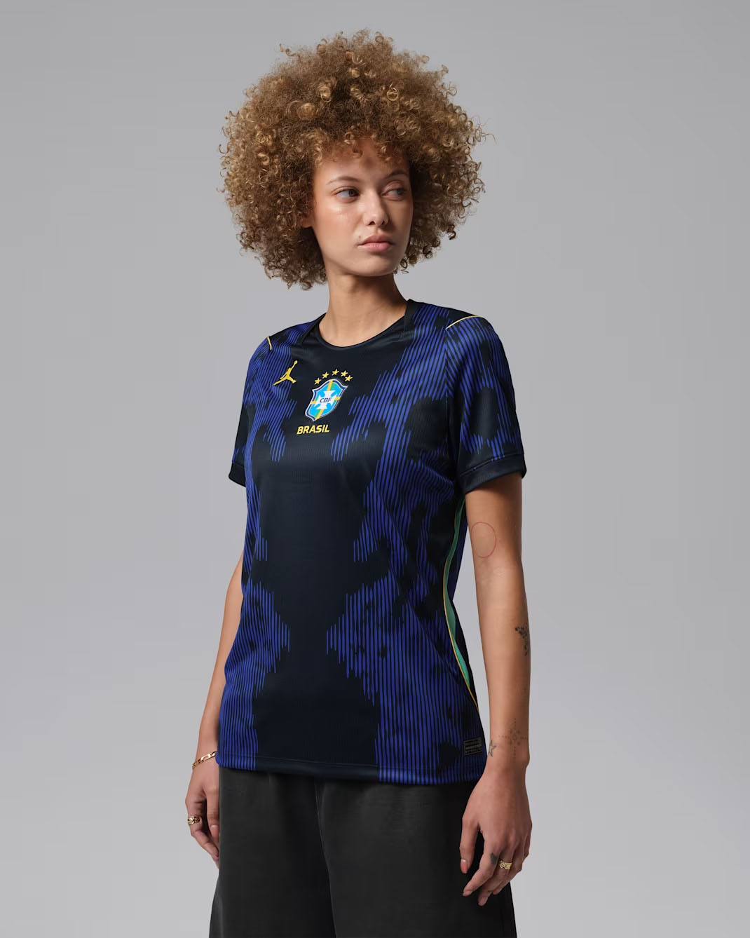 Jordan Brazil 2026 Match Away Women's Soccer Replica Jersey