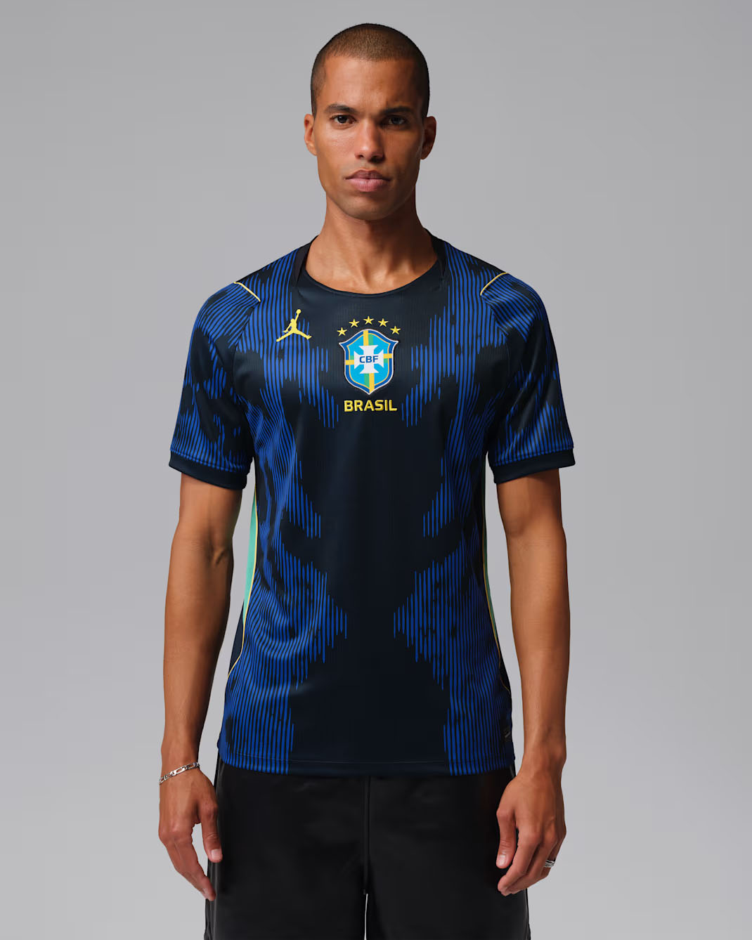 Jordan Brazil 2026 Stadium Away Men's Jordan Dri-FIT Soccer Replica Jersey