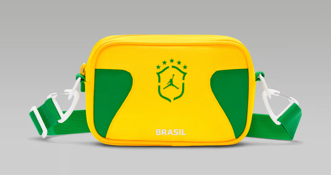 Jordan Brazil P6 Element Camera Bag Varsity Maize Yellow Green 1