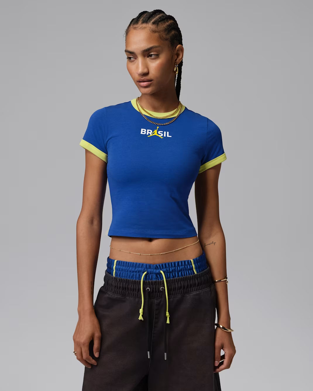 Jordan Brazil Women's Graphic T-Shirt Royal Blue