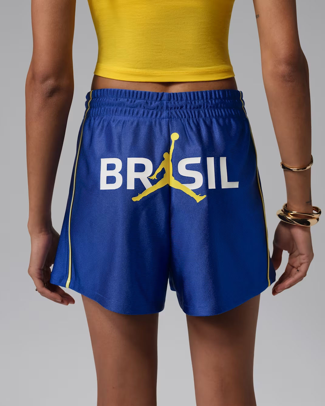Jordan Brooklyn Women's Knit Brazil Shorts Royal Blue 2