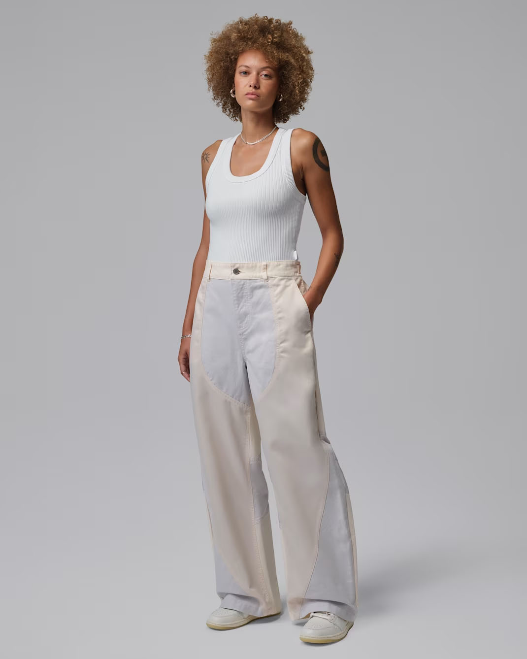 Jordan Flight Women's Sleeveless Knit Bodysuit White
