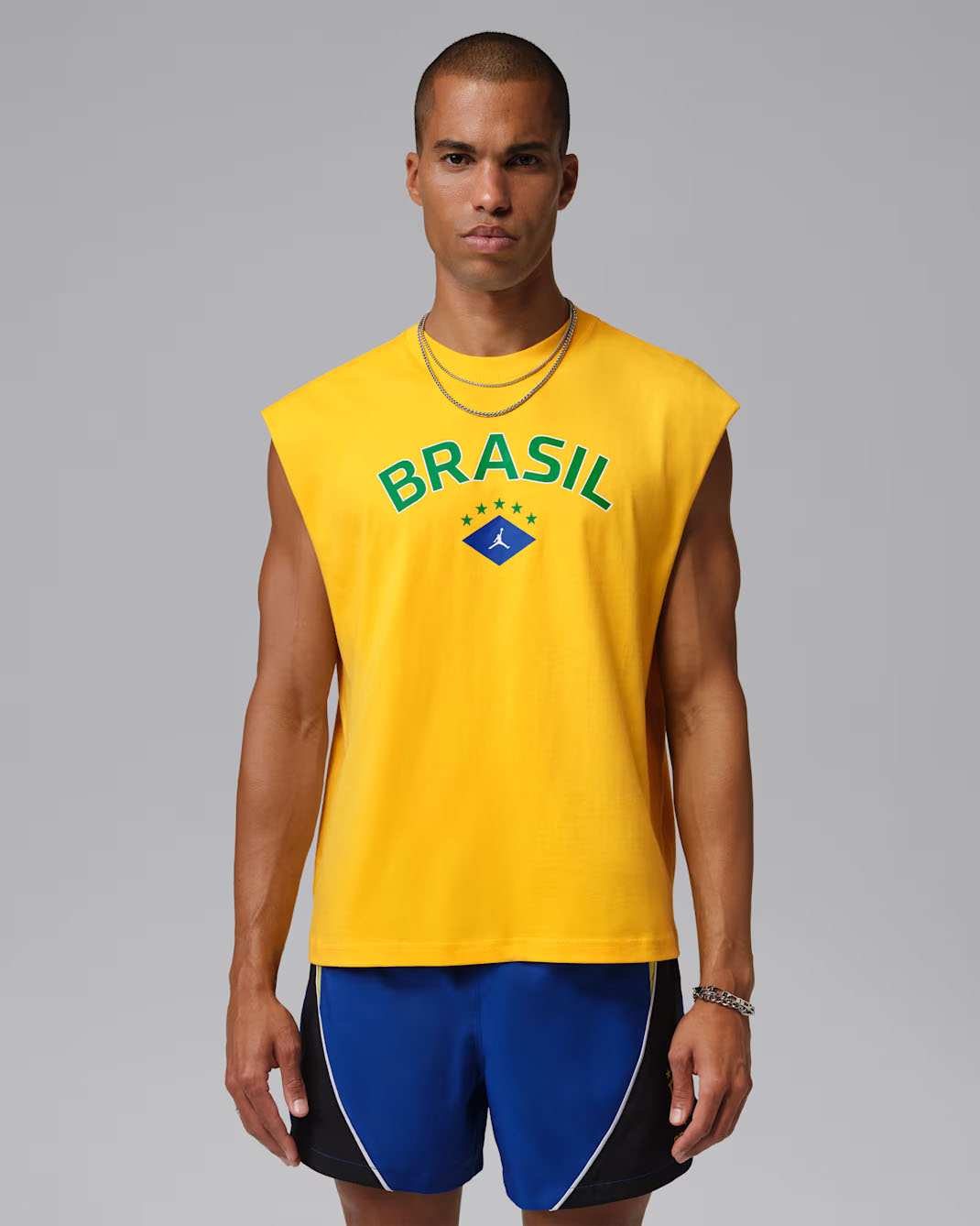 Jordan Men's Sleeveless Graphic T-Shirt Varsity Maize Yellow 1