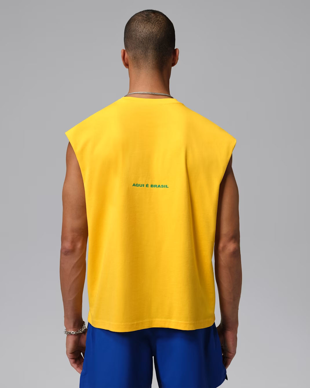 Jordan Men's Sleeveless Graphic T-Shirt Varsity Maize Yellow 2