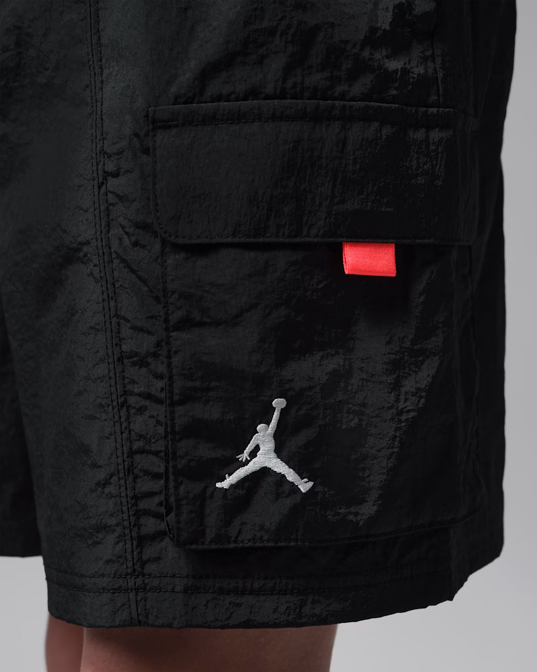 Jordan Super Splash Big Kids' Tech Shorts Black Infrared 2