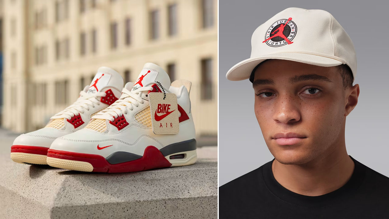 Nigel Sylvester Air Jordan 4 Brick After Brick x Jordan Flight Club Hat to Match