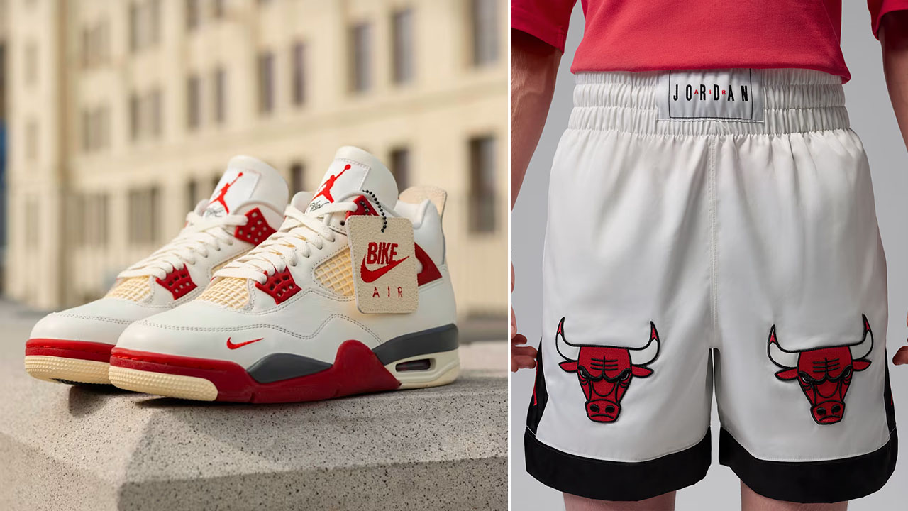 Nigel Sylvester Air Jordan 4 Brick After Brick x Jordan Flight Men's Muay Thai Shorts to Match