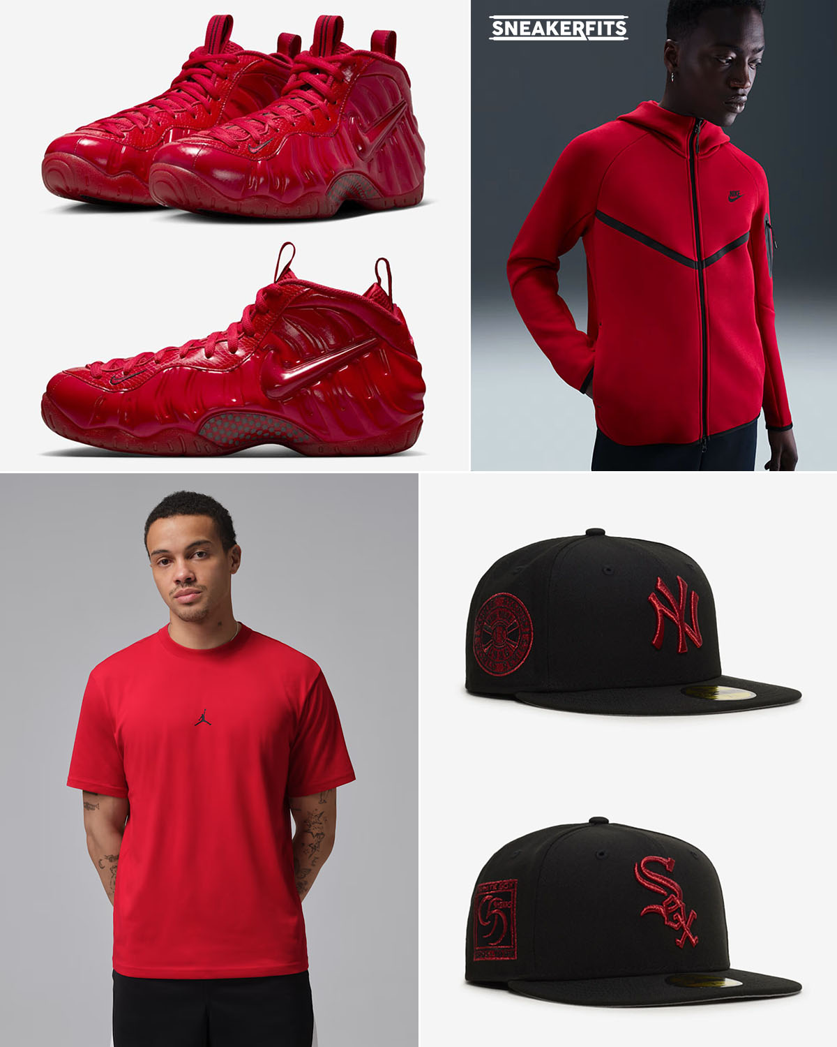 Nike Air Foamposite Pro Gym Red 2026 Outfits to Match Sneaker Fits