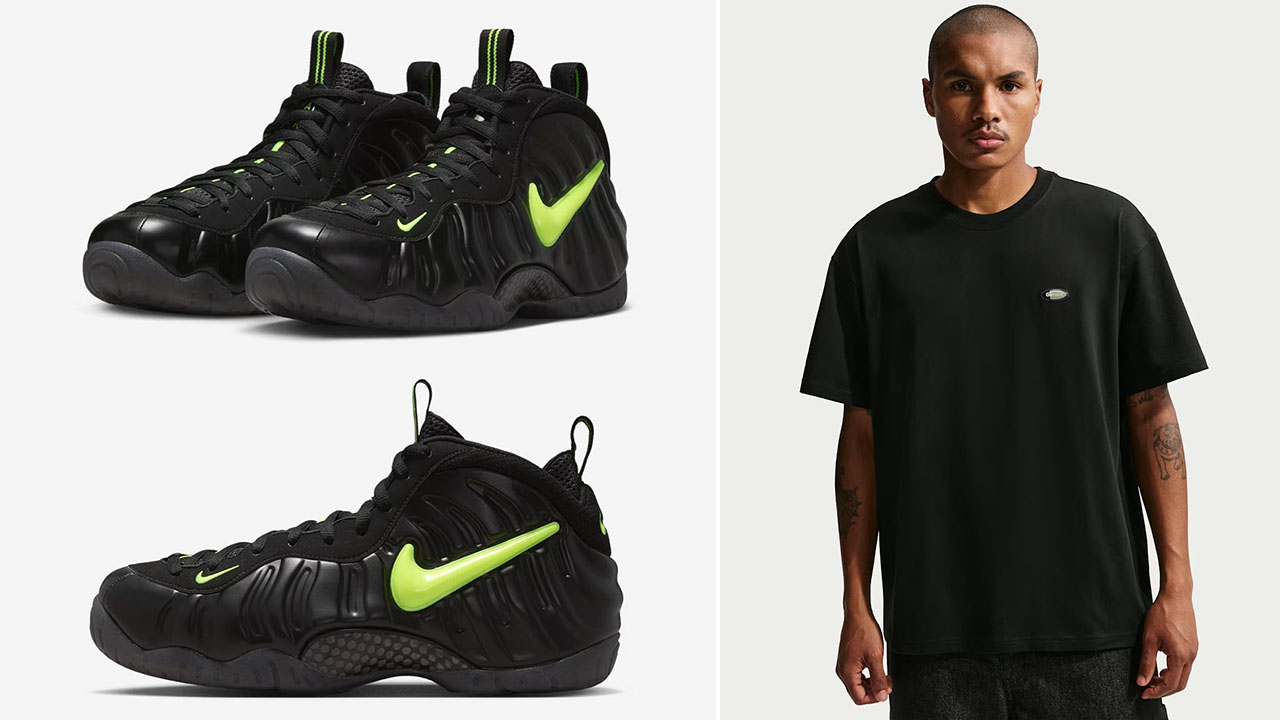 Nike Air Foamposite Pro Voltage 2026 x Nike Air Max T-Shirt to Match Sneakers