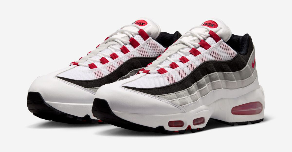 Nike Air Max 95 Big Bubble OG Comet Red 2026 Mens Sneakers 1