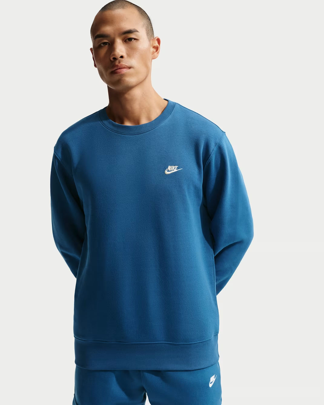 Nike Club Men's Fleece Crew Court Blue