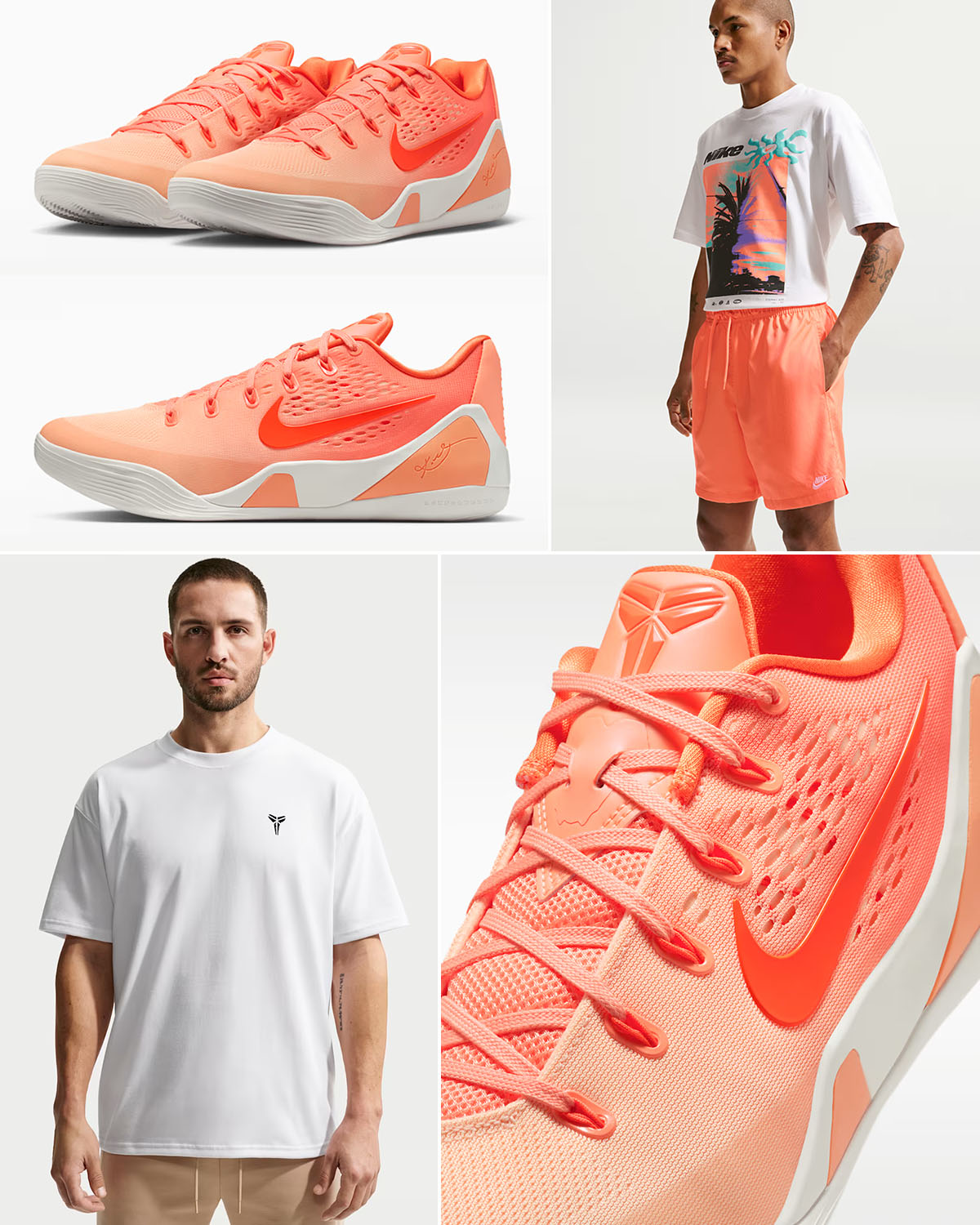 Nike Kobe 9 Elite Low Protro Orange Frost Outfits to Match Sneaker Fits