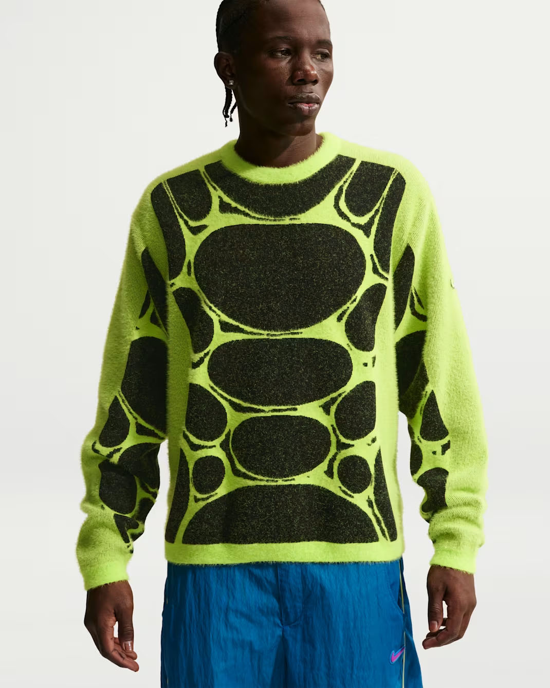 Nike Project FROG Men's Jelly Cage Sweater Black Volt 1