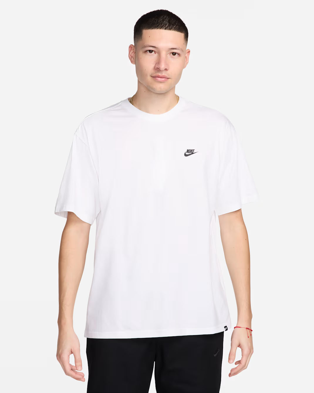 Nike Sportswear Club Men's T-Shirt White Black