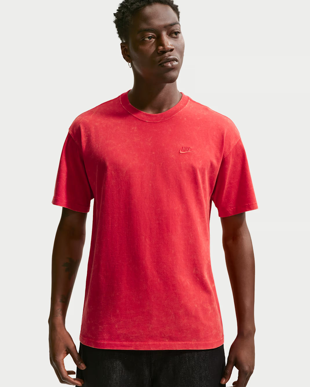 Nike Sportswear Men's Vintage-Washed T-Shirt University Red