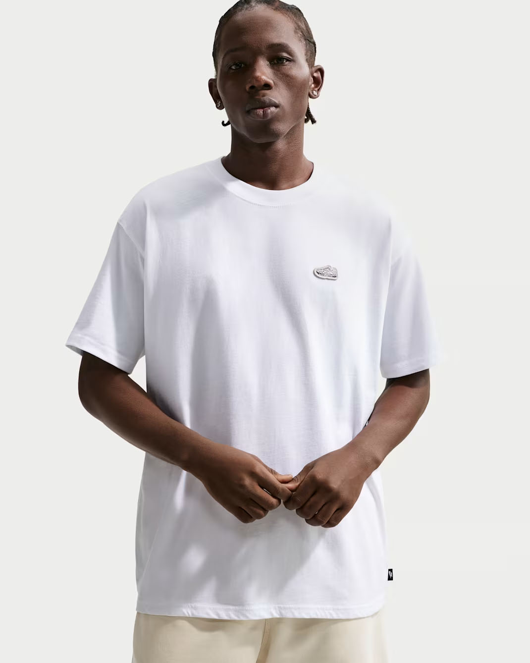 Nike Sportswear Vomero 5 Sneaker Patch Men's T-Shirt White 1