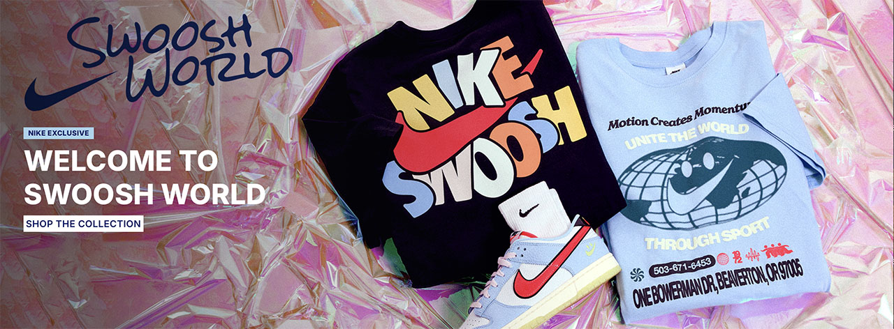 Nike Swoosh World Sneakers and Matching Apparel