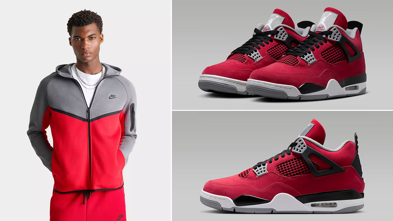 Nike Tech Fleece Hoodie to Match Air Jordan 4 Toro Bravo 2026