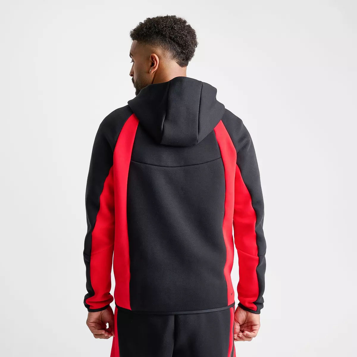Nike Tech Fleece Men's Windrunner Full-Zip Jacket Black University Red 2