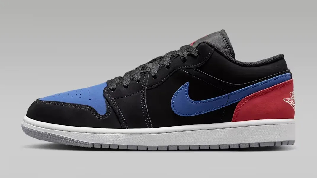 Air Jordan 1 Low Black True Blue Varsity Red Release Date Info and Where to Buy