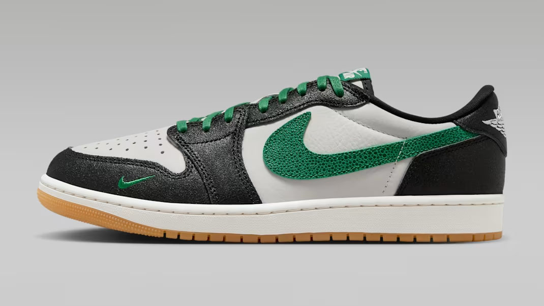 Air Jordan 1 Low OG Phantom Pine Green Men's Shoes IR2283-030