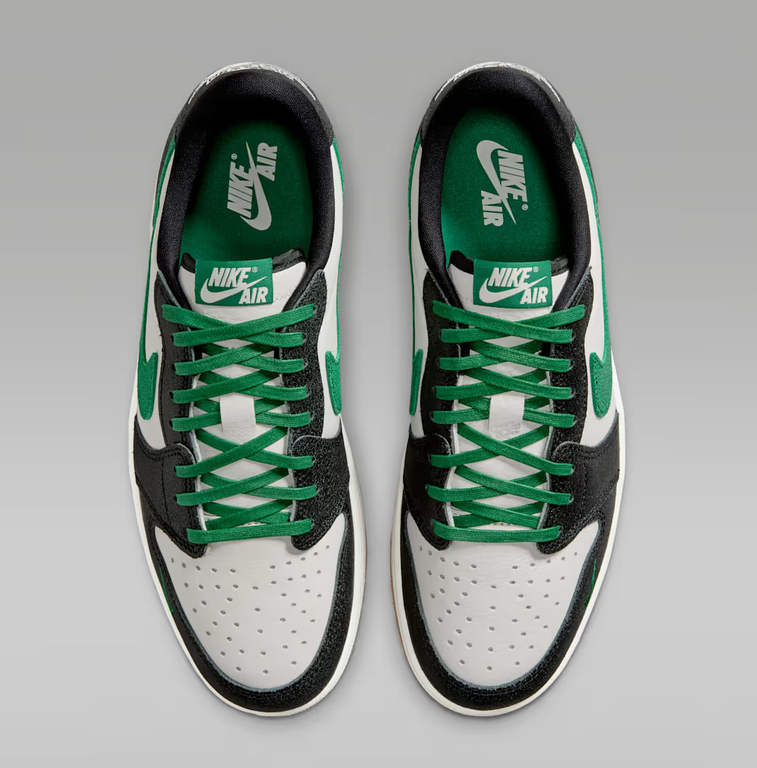 Air Jordan 1 Low OG Phantom Pine Green Top Inside View